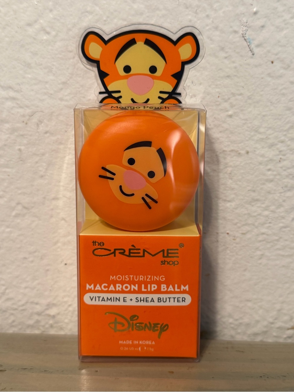 The Crème Shop x Disney Tigger Orange Macaron Lip Balm - Mango Peach